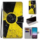 For Nokia 5.4 Coloured Drawing Cross Texture Horizontal Flip PU Leather Case with Holder & Card Slots & Wallet & Lanyard(Yellow Black Logo) - 1