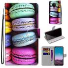 For Nokia 5.4 Coloured Drawing Cross Texture Horizontal Flip PU Leather Case with Holder & Card Slots & Wallet & Lanyard(Colorful Cakes) - 1