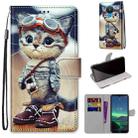 For Nokia 1.4 Coloured Drawing Cross Texture Horizontal Flip PU Leather Case with Holder & Card Slots & Wallet & Lanyard(Leather Shoes Cat) - 1