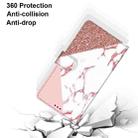 For Samsung Galaxy S21 FE Coloured Drawing Cross Texture Horizontal Flip PU Leather Case with Holder & Card Slots & Wallet & Lanyard(Pink Stone Texture) - 5