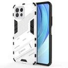 For Xiaomi Mi 11 Lite Punk Armor 2 in 1 PC + TPU Shockproof Case with Invisible Holder(White) - 1