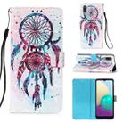 For Samsung Galaxy A02 / M02 3D Painting Horizontal Flip Leather Case with Holder & Card Slot & Wallet & Lanyard(Wind Chimes) - 1