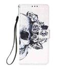 For Xiaomi Redmi Note 10S / Note 10 4G 3D Painting Horizontal Flip Leather Case with Holder & Card Slot & Wallet & Lanyard(Skull) - 2