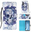 For Xiaomi Mi 10S 3D Painting Horizontal Flip Leather Case with Holder & Card Slot & Wallet & Lanyard(Cloud Ghost Head) - 1