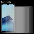 For vivo Y20 2021 50 PCS 0.26mm 9H 2.5D Tempered Glass Film - 1