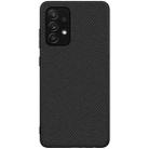 For Samsung Galaxy A52 4G / 5G NILLKIN Synthetic Fiber Anti-slip PC Protective Case(Black) - 1