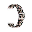 20mm For Samsung Galaxy Watch3 41mm Adjustable Elastic Printing Watch Band(Chrysanthemum) - 1