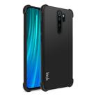 For Xiaomi Redmi Note 8 Pro IMAK All Coverage Shockproof Airbag TPU Case(Metallic Black) - 1