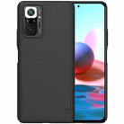 For Xiaomi Redmi Note 10 Pro / 10 Pro Max NILLKIN Frosted Concave-convex Texture PC Protective Case(Black) - 1