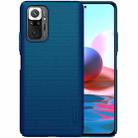 For Xiaomi Redmi Note 10 Pro / 10 Pro Max NILLKIN Frosted Concave-convex Texture PC Protective Case(Blue) - 1