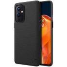 For OnePlus 9 (EU/NA Version) NILLKIN Frosted Concave-convex Texture PC Protective Case(Black) - 1