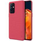 For OnePlus 9 (EU/NA Version) NILLKIN Frosted Concave-convex Texture PC Protective Case(Red) - 1