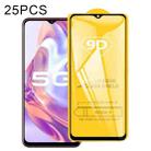 For vivo Y31s 25 PCS 9D Full Glue Full Screen Tempered Glass Film - 1