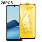 For vivo Y20 2021 25 PCS 9D Full Glue Full Screen Tempered Glass Film - 1