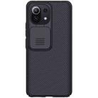 For Xiaomi Mi 11 Lite 4G / 5G NILLKIN Black Mirror Series PC Camshield Full Coverage Dust-proof Scratch Resistant Case(Black) - 1