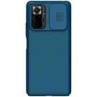 For Xiaomi Redmi Note 10 Pro / 10 Pro Max NILLKIN Black Mirror Series PC Camshield Full Coverage Dust-proof Scratch Resistant Case(Blue) - 1
