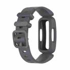 For Fitbit Inspire 2 Silicone Watch Band(Dark Grey) - 1
