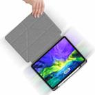 For iPad Pro 11 2022 / 2021 / 2020 Mutural Multi-fold Smart Leather Tablet Case(Black) - 4