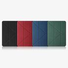 For iPad Pro 11 2022 / 2021 / 2020 Mutural Multi-fold Smart Leather Tablet Case(Red) - 2