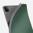 For iPad Pro 12.9 2022 / 2021 / 2020 Mutural Multi-fold Smart Leather Tablet Case(Dark Green) - 5