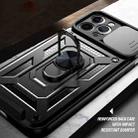 For iPhone 11 Pro Sliding Camera Cover Design TPU+PC Protective Case(Black) - 6