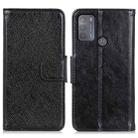 For Motorola Moto G50 Nappa Texture Horizontal Flip Leather Case with Holder & Card Slots & Wallet(Black) - 1