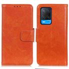 For OPPO A54 4G Nappa Texture Horizontal Flip Leather Case with Holder & Card Slots & Wallet(Orange) - 1