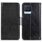 For OPPO Realme 8 / 8 Pro Nappa Texture Horizontal Flip Leather Case with Holder & Card Slots & Wallet(Black) - 1