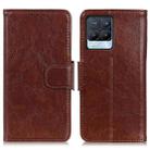 For OPPO Realme 8 / 8 Pro Nappa Texture Horizontal Flip Leather Case with Holder & Card Slots & Wallet(Brown) - 1