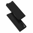 For Sony Xperia 10 III / 10 III Lite DUX DUCIS Skin Pro Series Horizontal Flip PU + TPU Leather Case with Holder & Card Slots(Black) - 1