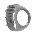 For POLAR M200 Texture Silicone Watch Band, One Size(Grey) - 1