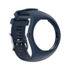For POLAR M200 Texture Silicone Watch Band, One Size(Blue) - 1