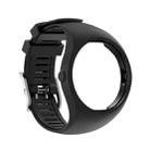 For POLAR M200 Texture Silicone Watch Band, One Size(Black) - 1