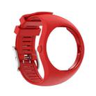 For POLAR M200 Texture Silicone Watch Band, One Size(Red) - 1
