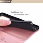 For Samsung Galaxy S21 Ultra 5G Rose Embossed Horizontal Flip PU Leather Case with Holder & Card Slots & Wallet(Rose Gold) - 6
