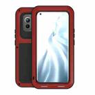 For Xiaomi Mi 11 LOVE MEI Metal Shockproof Waterproof Dustproof Protective Case without Glass(Red) - 1