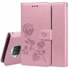 For Xiaomi Mi 10T Lite 5G Rose Embossed Horizontal Flip PU Leather Case with Holder & Card Slots & Wallet(Rose Gold) - 1