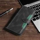 For iPhone 12 / 12 Pro Stitching Skin Feel Magnetic Buckle Horizontal Flip PU Leather Case with Holder & Card Slots & Wallet(Black) - 1