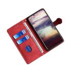 For iPhone 11 Pro Max Stitching Skin Feel Magnetic Buckle Horizontal Flip PU Leather Case with Holder & Card Slots & Wallet (Red) - 4