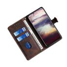 For iPhone 11 Pro Max Stitching Skin Feel Magnetic Buckle Horizontal Flip PU Leather Case with Holder & Card Slots & Wallet (Brown) - 4