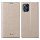 For OPPO Find X3 Pro ViLi DMX Series Shockproof TPU + PU Leather Magnetic Attraction Horizontal Flip Case with Card Slot & Holder(Gold) - 1