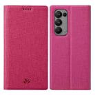 For OPPO Reno5 5G ViLi DMX Series Shockproof TPU + PU Leather Magnetic Attraction Horizontal Flip Case with Card Slot & Holder(Rose Red) - 1