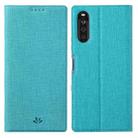 For Sony Xperia 10 III ViLi DMX Series Shockproof TPU + PU Leather Magnetic Attraction Horizontal Flip Case with Card Slot & Holder(Blue) - 1