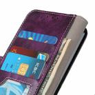 For Asus ROG Phone 5 Retro Crazy Horse Texture Horizontal Flip Leather Case with Holder & Card Slots & Photo Frame & Wallet(Purple) - 5