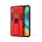 For Huawei Mate 30 Supersonic PC + TPU Shock-proof Protective Case with Holder(Red) - 1