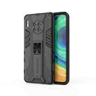 For Huawei Mate 30 Supersonic PC + TPU Shock-proof Protective Case with Holder(Black) - 1