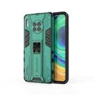 For Huawei Mate 30 Supersonic PC + TPU Shock-proof Protective Case with Holder(Green) - 1