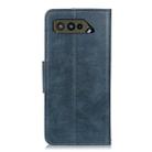 For Asus ROG Phone 5 Mirren Crazy Horse Texture Horizontal Flip Leather Case with Holder & Card Slots & Wallet(Blue) - 2