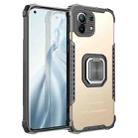 For Xiaomi Mi 11 Fierce Warrior Series Armor All-inclusive Shockproof Aluminum Alloy + TPU Protective Case with Ring Holder(Gold) - 1