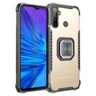 For OPPO Realme 5 Fierce Warrior Series Armor All-inclusive Shockproof Aluminum Alloy + TPU Protective Case with Ring Holder(Gold) - 1